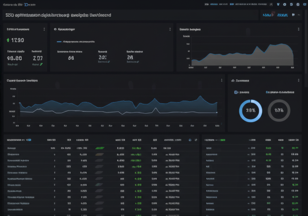 SEO optimization dashboard